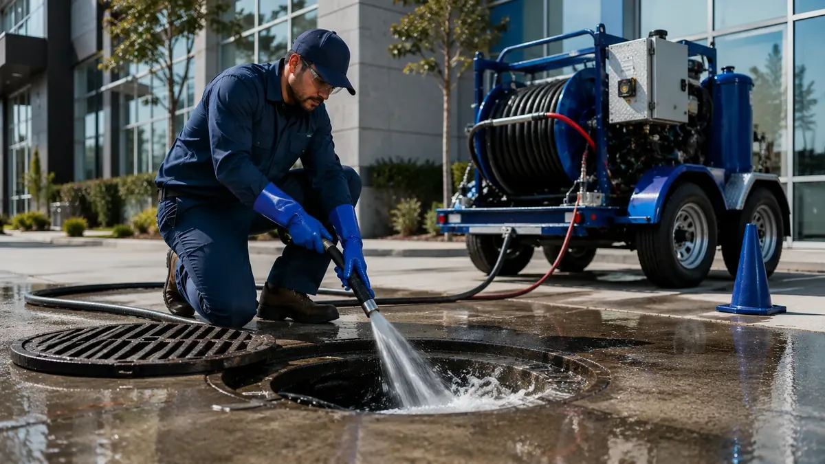 Commercial Hydro Jet Drain Cleaning in Garden Grove