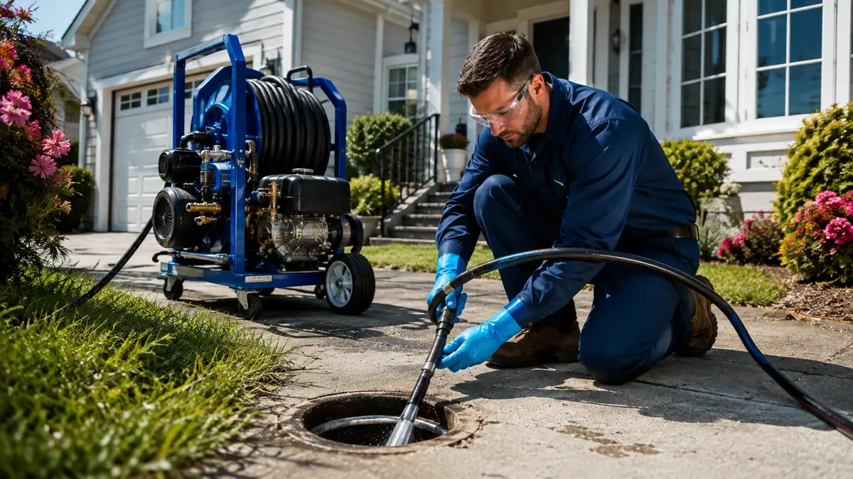 Residential Hydro Jet Drain Cleaning in Garden Grove