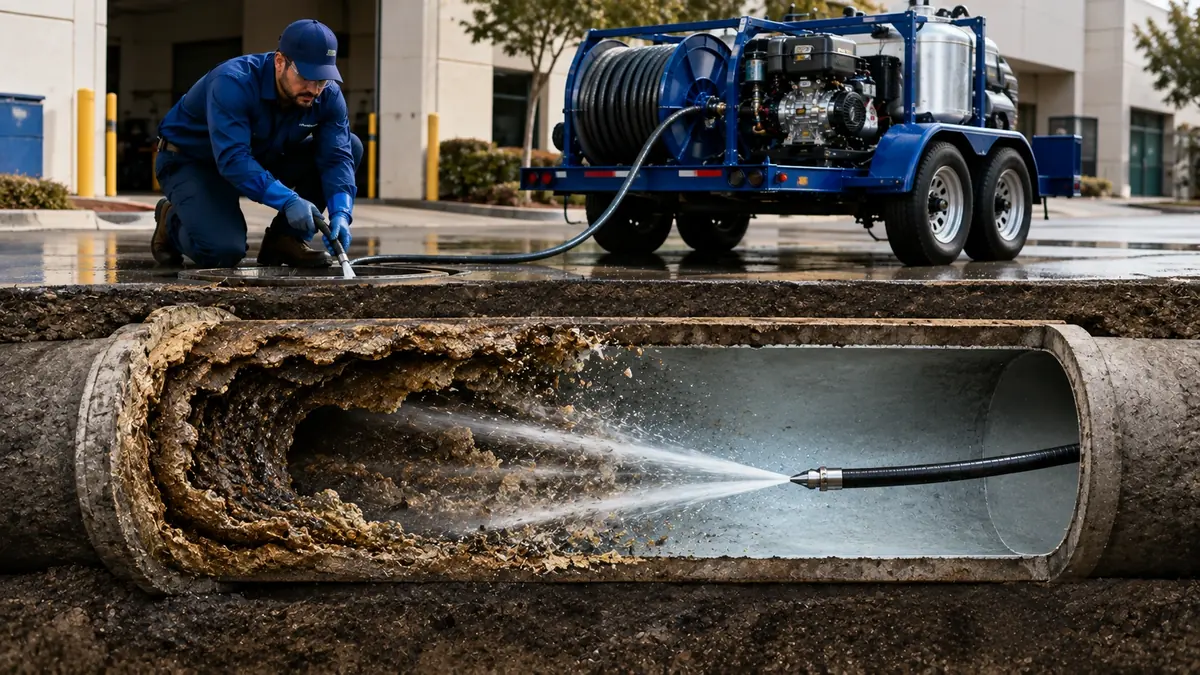 Sewer Pipe Descaling in Garden Grove